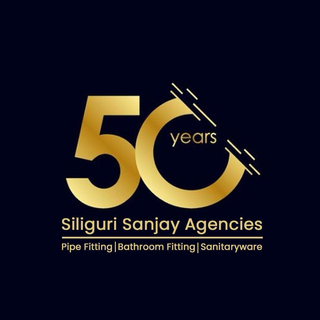 Celebrating 50 Years of Excellence in PVC Pipe Fittings 50 years celebration logo of the Best Wholesaler of PVC Pipes Fittings